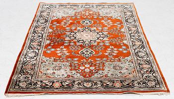 Carpet, Tabriz, silk, approx. 152 x 92 cm.