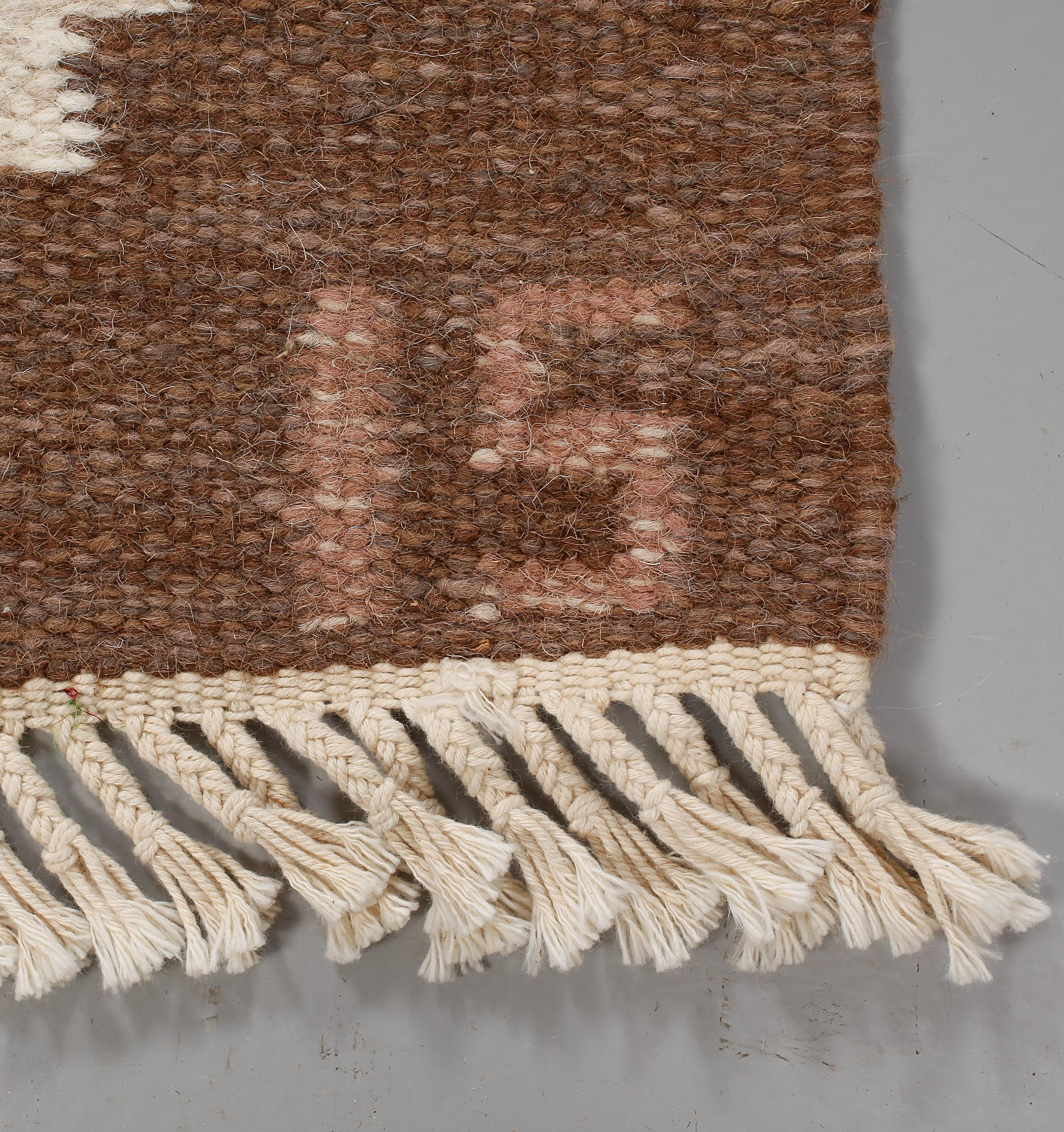 MATTA, rölakan, Ingegerd Silow, monogramsignerad IS, 1900-talets andra hälft, 295 x  195 cm.