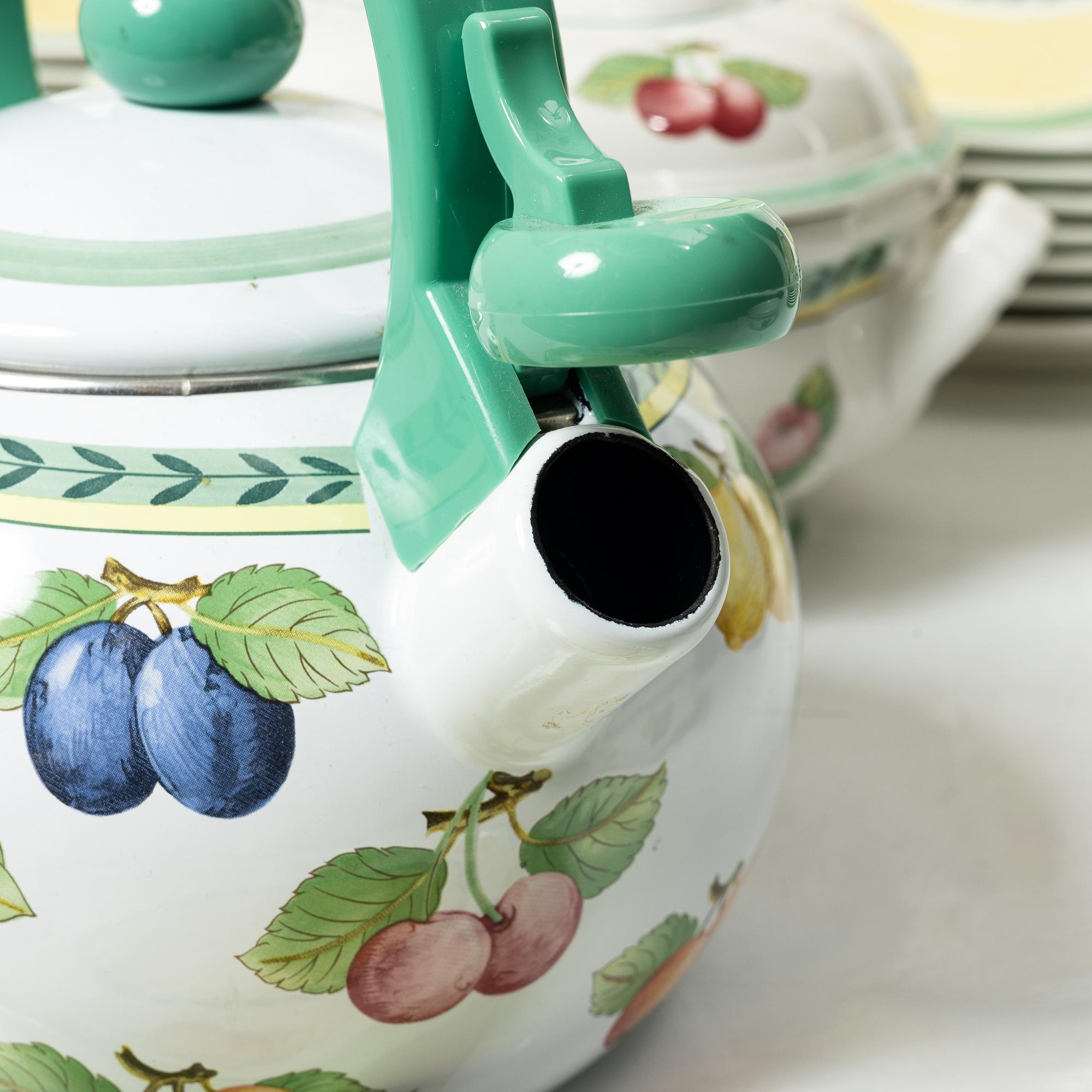 Servis, 29 delar, porslin, "French Garden Fleurence", Villeroy Bosch, Tyskland.