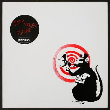 BANKSY, skivomslag, serigrafi, "Radar rat", limited edition 500, ej signerad.