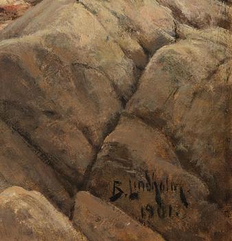 Berndt Lindholm, Waves against the cliffs.
