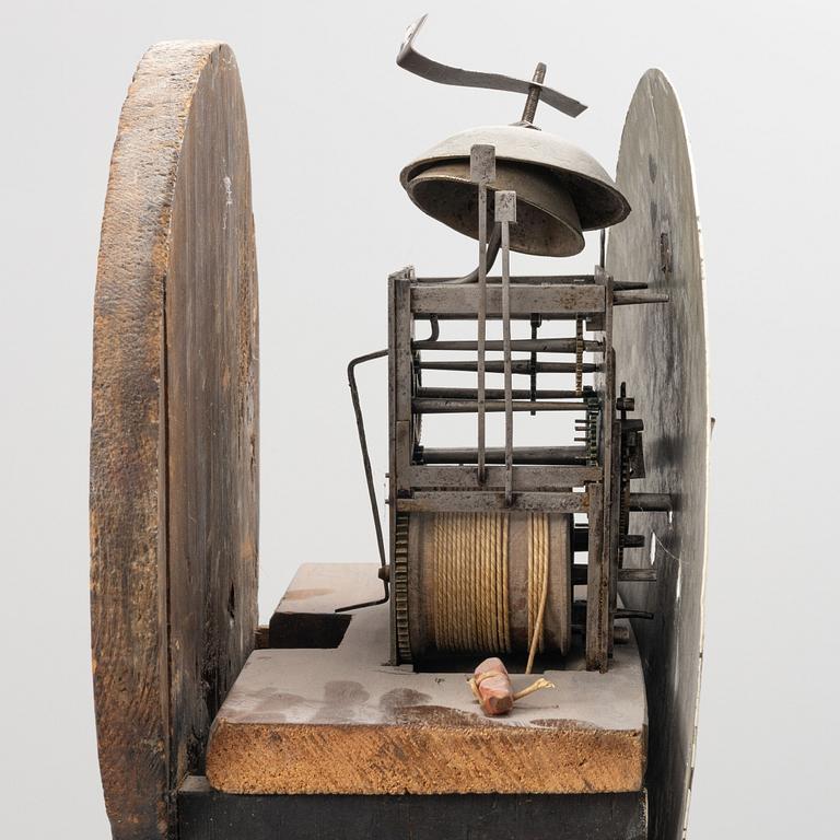 A long case clock, 18th/19th Century.