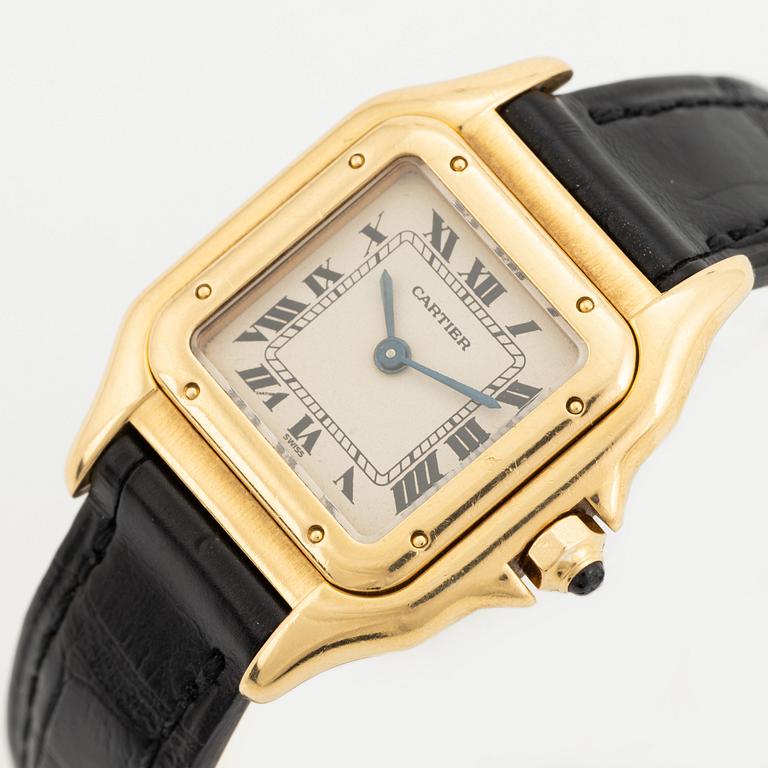 Cartier, Panthère, wristwatch, 21,5 x 21,5 (30) mm.