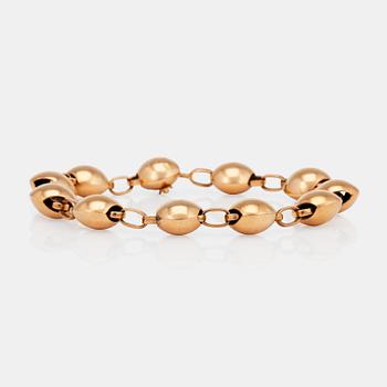 1068. A gold bracelet made by Sven-Erik Högberg, Gothenburg 1965.