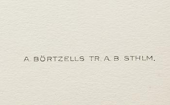 24 LITHOGRAPHIC PRINTS FROM M AND W WRIGHTS "SVENSKA FÅGLAR", A. Börtzells, Stockholm.