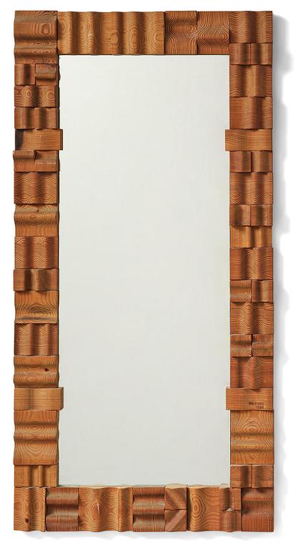 Gunnar Kanevad, a mirror, executed in his own studio, Linköping, 1980.