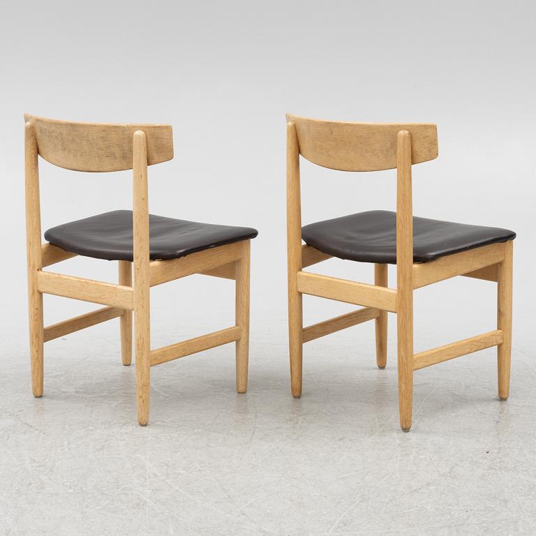Børge Mogensen, a set of chairs 8 chairs, "Öresund", Karl Andersson och söner, Sverige.
