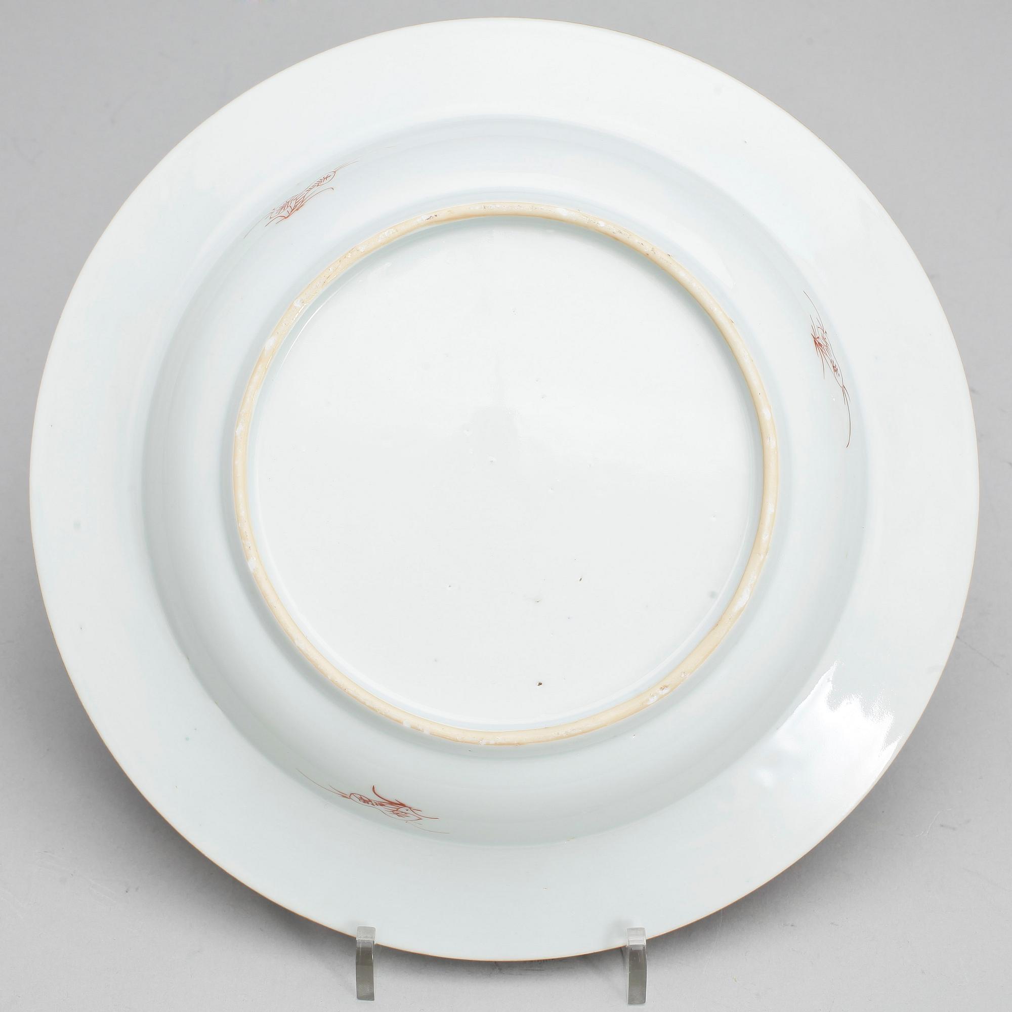 TALLRIK, kompaniporslin, Kina, Yongzheng (1723-35).