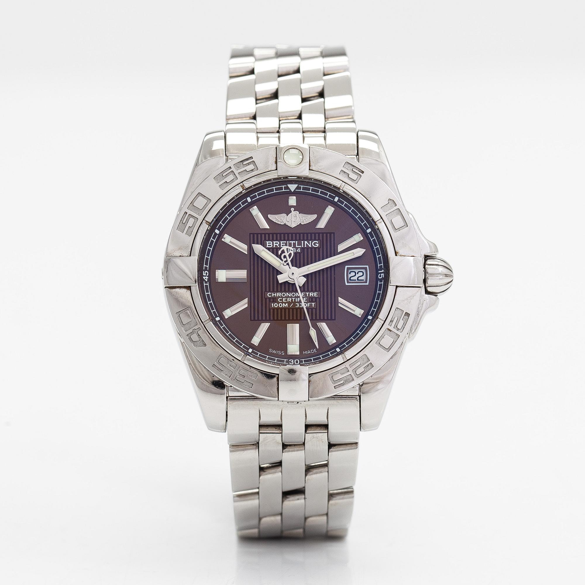 Breitling, Galactic, wristwatch, 32 mm.