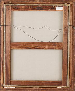 Ädel dam med jakthund.