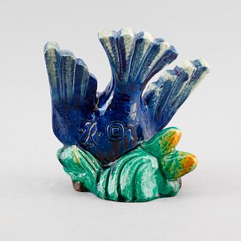 FIGUR, stengods, chamotte, Gunnar Nylund, Rörstrand, 1930-/40-tal.