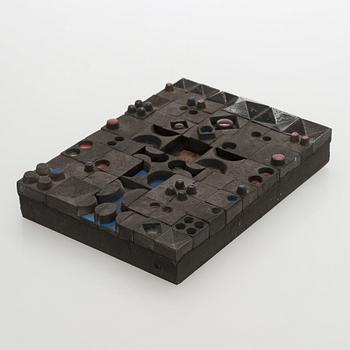 Rut Bryk, relief, keramik, signerad Rut Bryk.