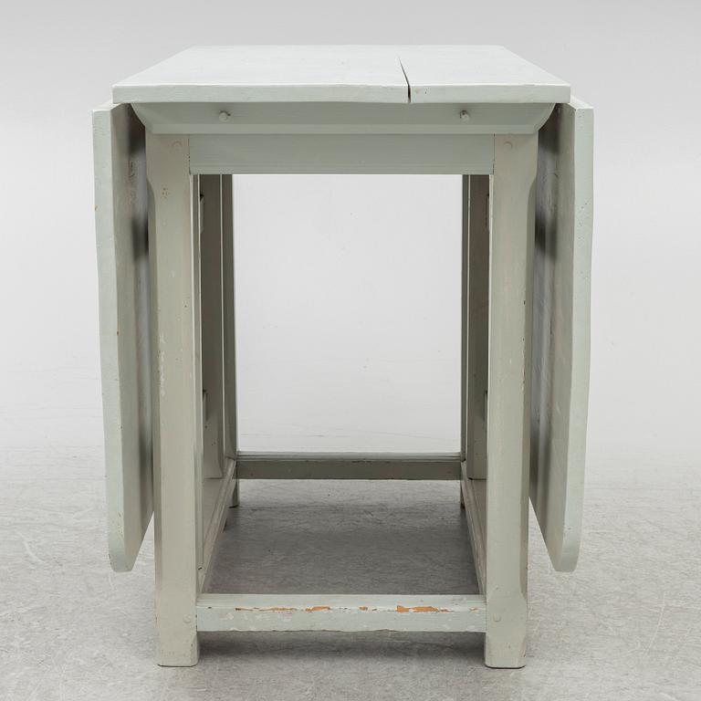 A 19th century drop-leaf table, Sweden.