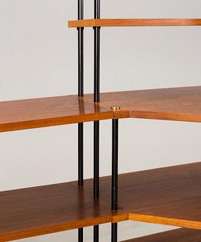 BOKHYLLA, "Prydno", Bröd. Gustafsson Möbelfabrik, Virserum, 1960-tal.