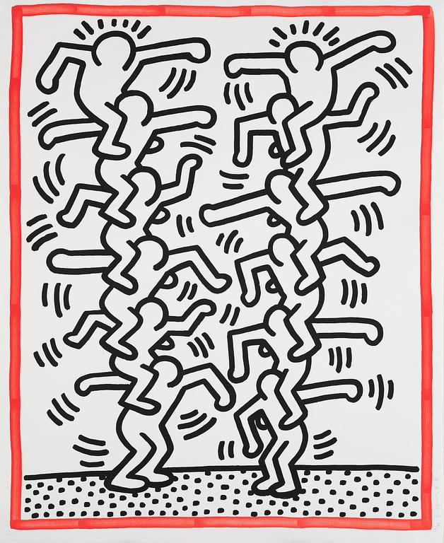Keith Haring, Utan titel, ur "Three Lithographs".