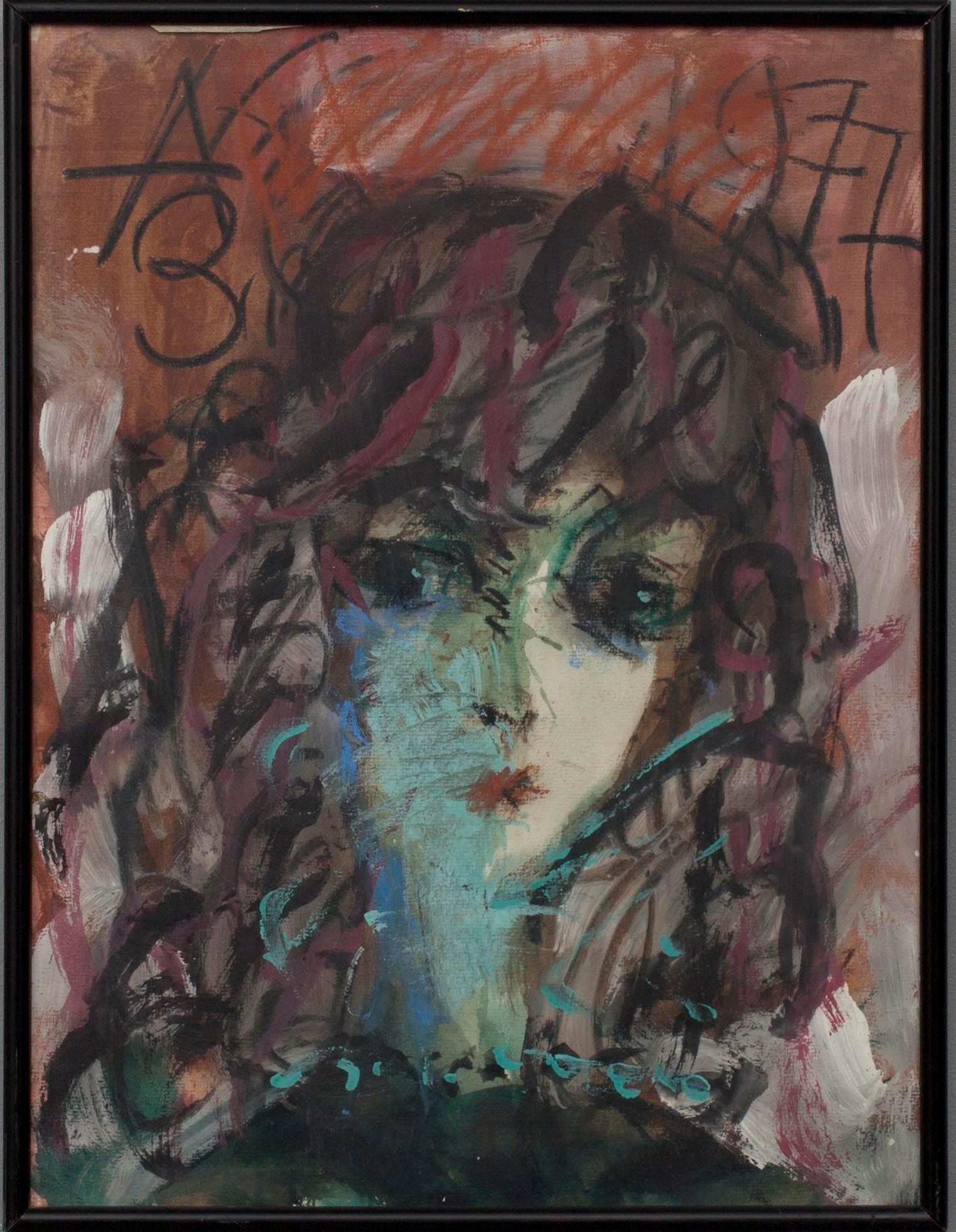 ANATOLE ZVEREV, blandteknik, monogramm sign. och dat. 1977.