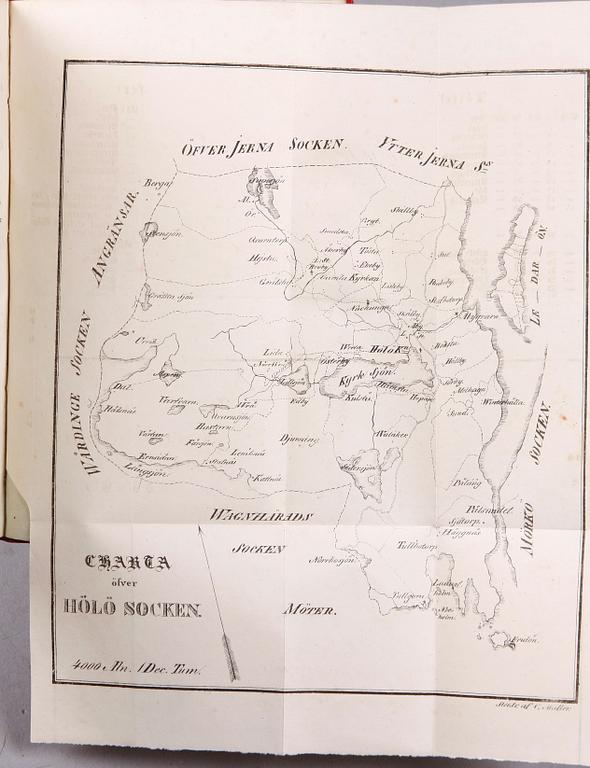 BOK, "Beskrifning av Hölö socken i Södermanland" Johan Eric Petri 1828.