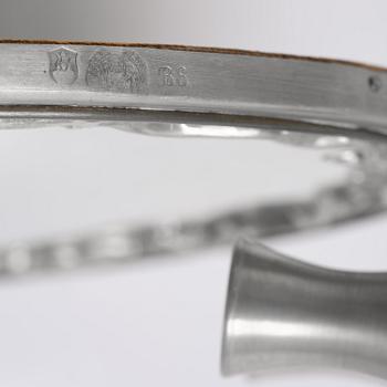 Firma Svenskt Tenn, spegellampett, tenn, modell "A 245", Stockholm, 1928.