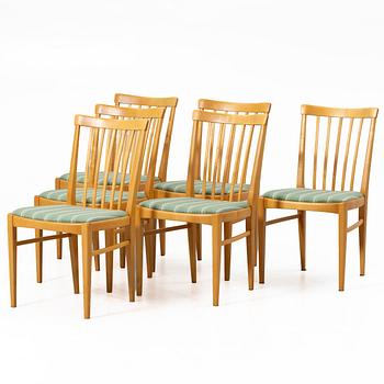 Carl Malmsten, Matgrupp, 7 delar, "Herrgården", Åfors Möbelfabrik. 1997.