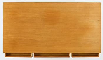 Nanna Ditzel, a teak desk model "93-4", Søren Willadsens Møbelfabrik, Denmark, 1950s.