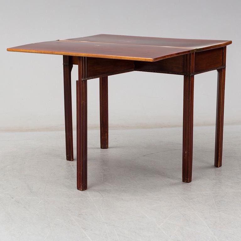 A Swedish late gustavian games table, late 18th century.