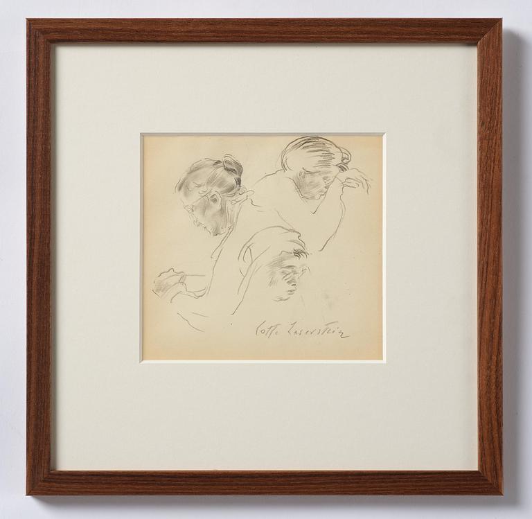 Lotte Laserstein, Study of the artist's mother and sister Käte.
