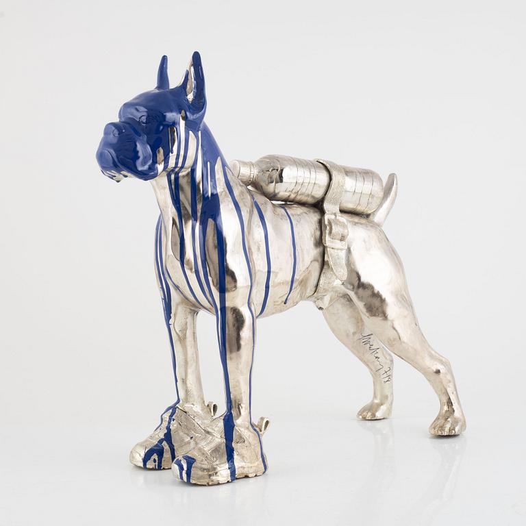 William Sweetlove, "Cloned French Bulldog with Pet Bottle".