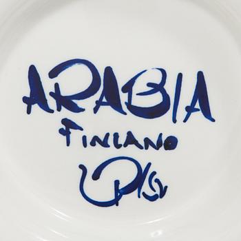 Ulla Procopé, a 46-piece set of 'Valencia' porcelain dinnerware for Arabia.