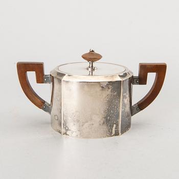 WÜRTTEMBERGISCHE METALLWARENFABRIK (WMF), kaffeservis, 3 delar, nysilver, Tyskland.