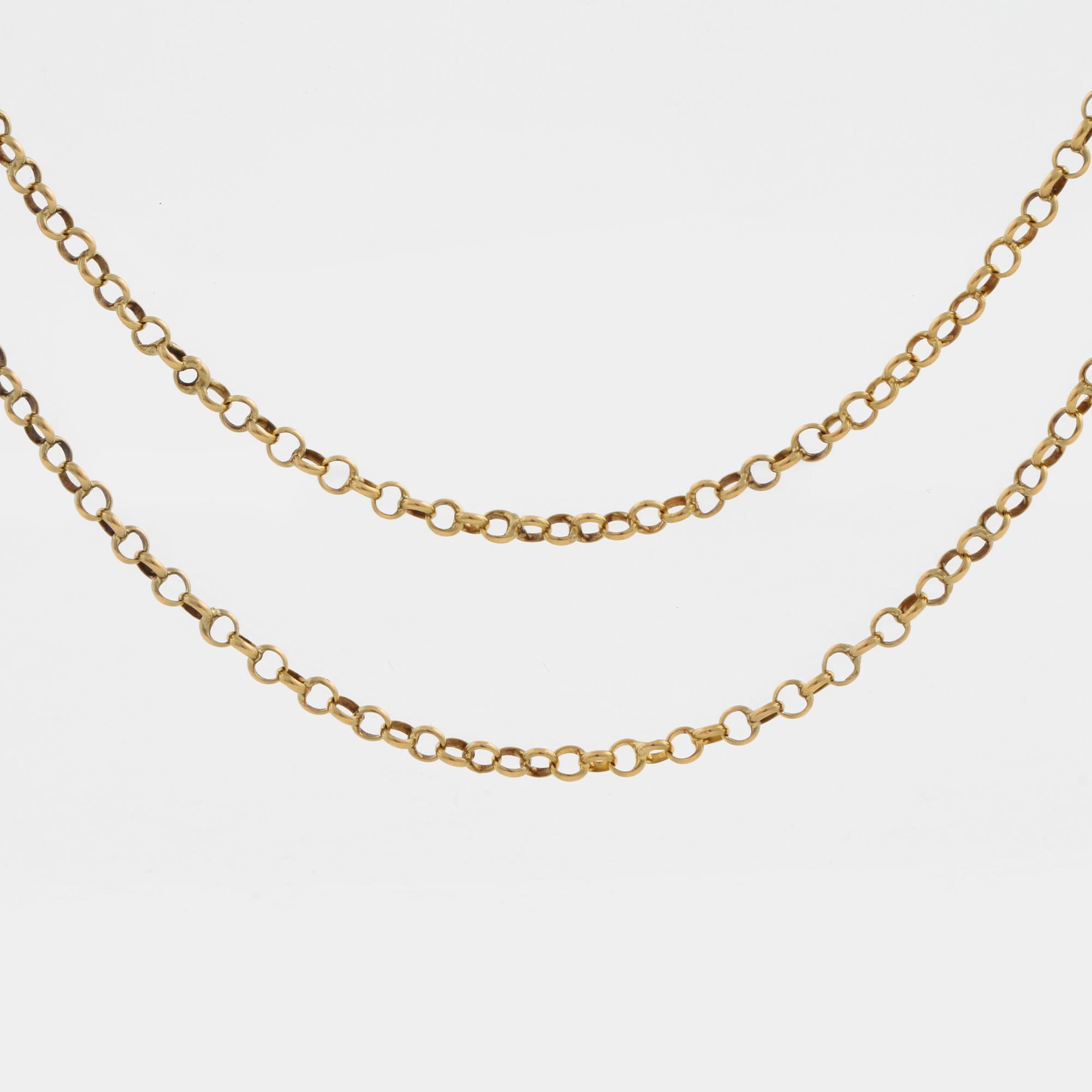 A necklace, late 19th century.