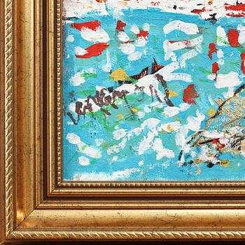 UNO VALLMAN, olja på duk, sign.