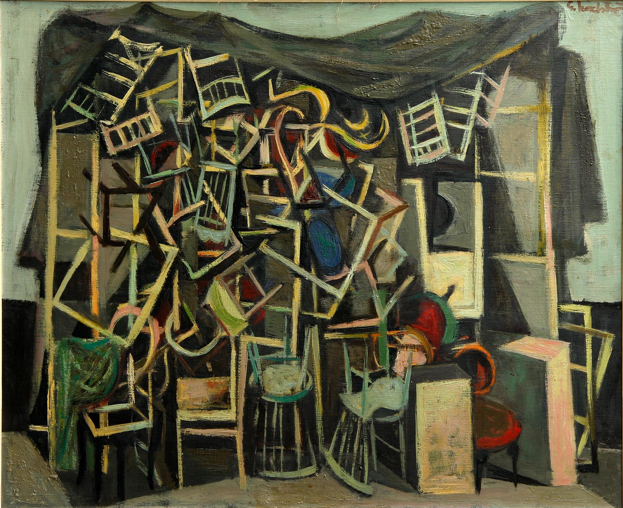 GERHARD NORDSTRÖM, olja på duk, sign.