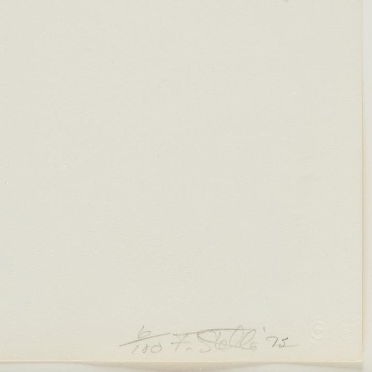 Frank Stella, "Carl André", ur "Purple Series".