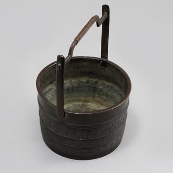 KÄRL, patinerad brons, tidigt 1900-tal.