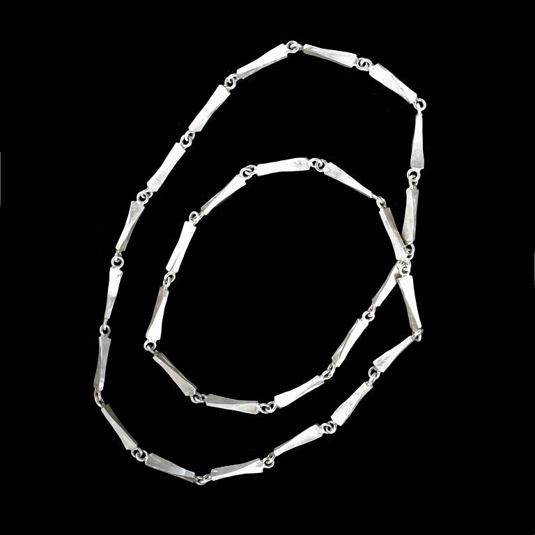 SMYCKEN, 7 delar, silver. Sverige och Danmark, Bla W&SS, 1970-tal. Tot.vikt 235,7g.