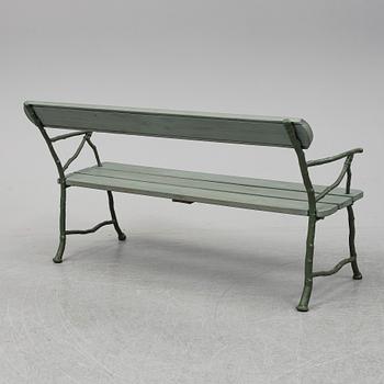 TRÄDGÅRDSSOFFA, Bolinders verkstäder, Stockholm, omkring 1900.