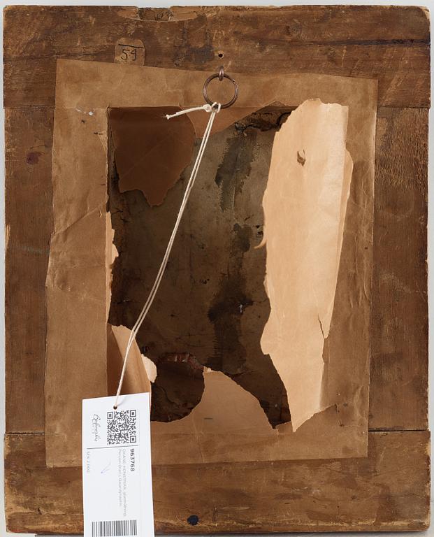 A Persian Glass painting from the Qajar dynasty.