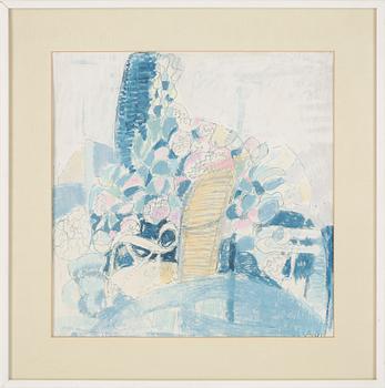 Gustave Bolin · GUSTAVE BOLIN, blandteknik, signerad