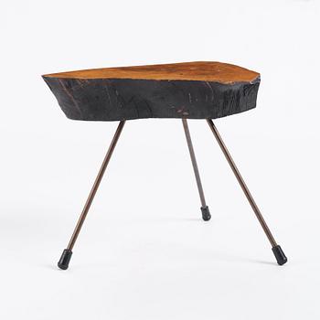 Carl II Auböck, a tree trunk table, the Carl Auböck Workshops, Vienna, Austria, probably 1950s.