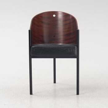 Philippe Starck, a 'Costes' mahogany chair, Aleph, Driade, Italy.