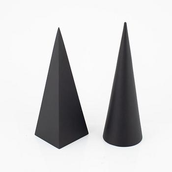 Pinetti, objects / sculptures, 2 pcs, Italy 1980s.