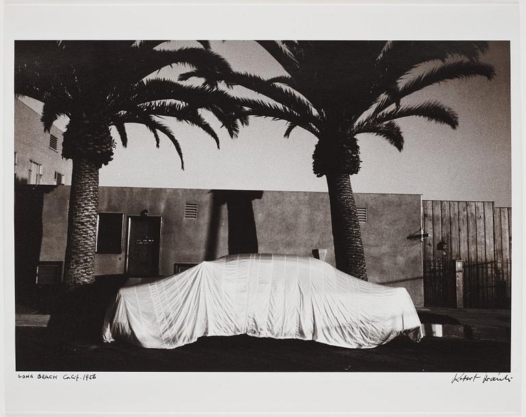 Robert Frank, "Covered Car, Long Beach, California", 1956.