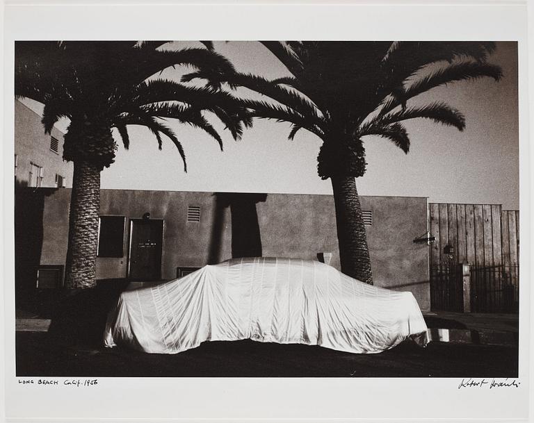 Robert Frank, "Covered Car, Long Beach, California", 1956.