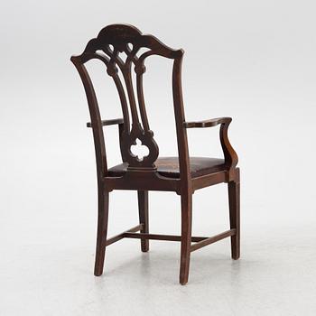 A Chippendale-style armchair, early 20th century.