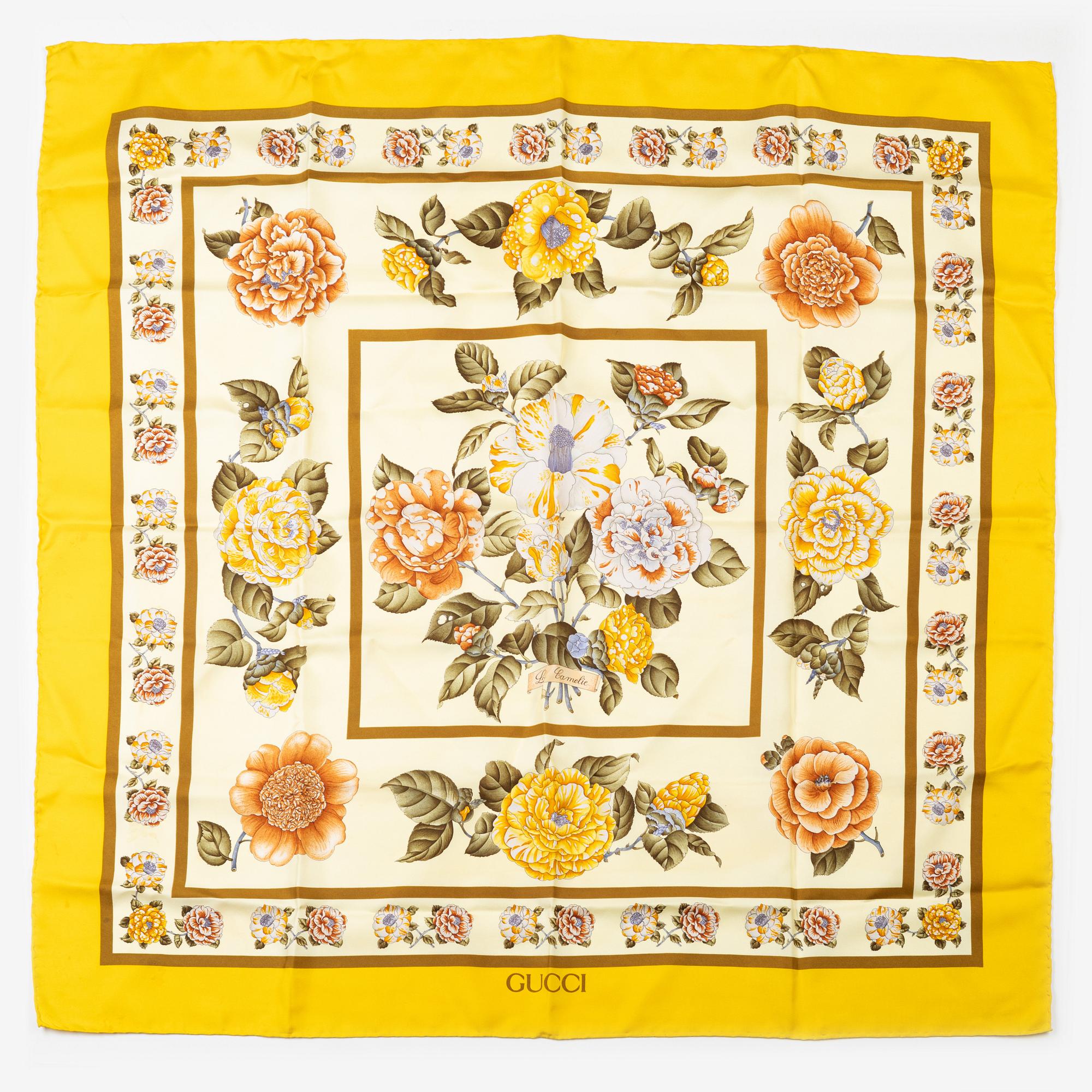 Gucci, scarf, "Le Camelie".