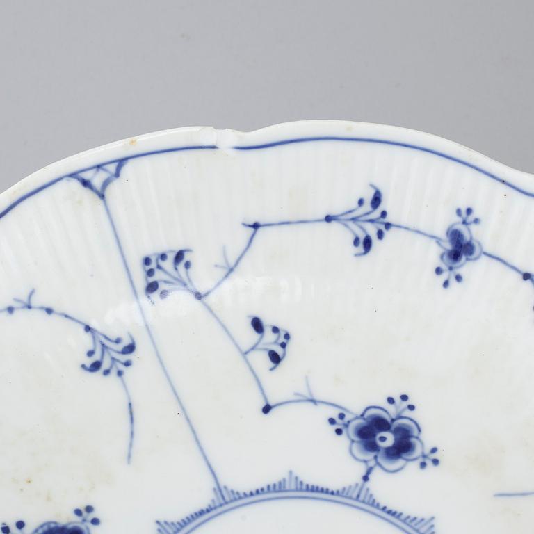 pieces of porcelain, partly "Musselmalet", by Royal Copenhagen & Bing & Grøndahl.