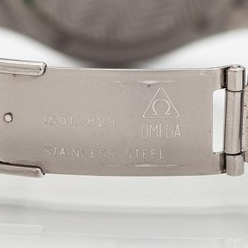 Omega Seamaster, Jaques Mayol limited edition / Dolphin, 36 mm, steel, automatic, sapphire crystal.