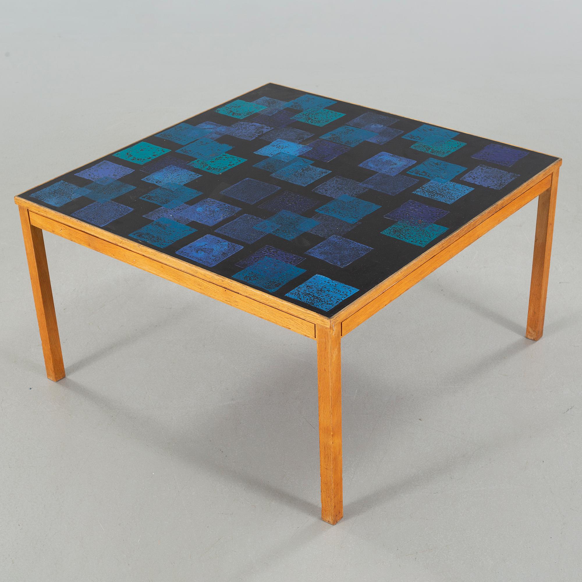 A 1950/60s coffee table by Algot Törneman and David Rosén, from the Triva-series for Nordiska Kompaniet.