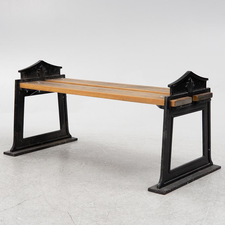 Garden bench, Swedish Grace, first half of the 20th century.