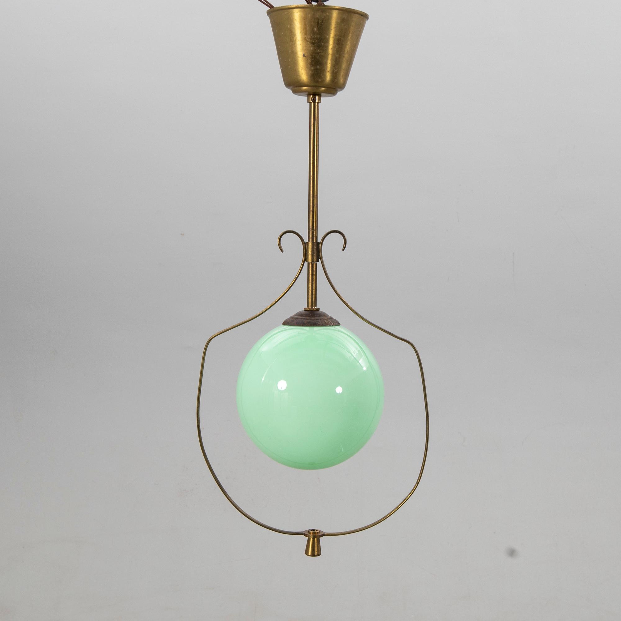 Taklampa, 1900-talets första hälft.